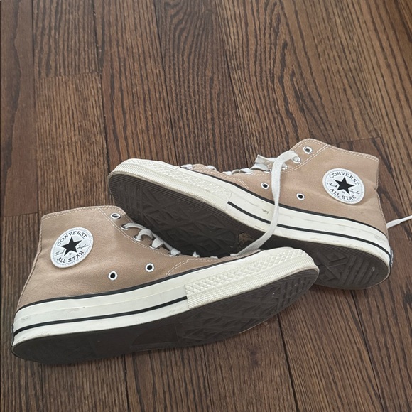 Tan Converse High Tops - Picture 2 of 8